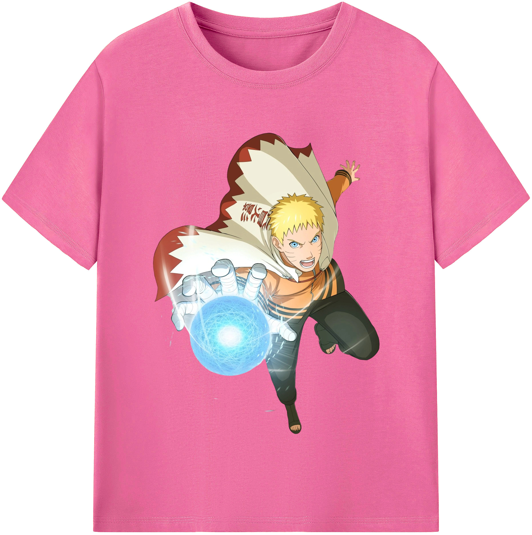 （画像用） NARUTO -ナルト- うずまき ナルト Uzumaki Naruto レディースカジュアルプリントTシャツ（綿100％）